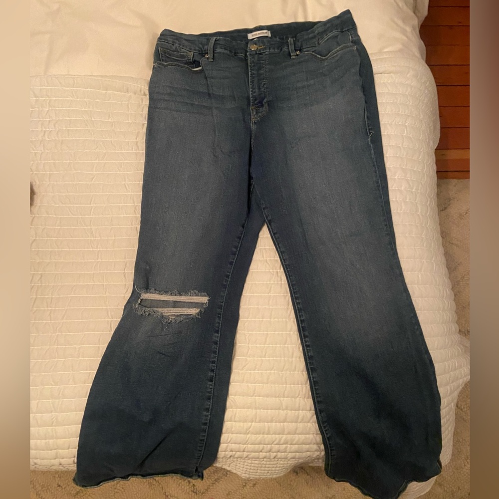 Good American flare jeans